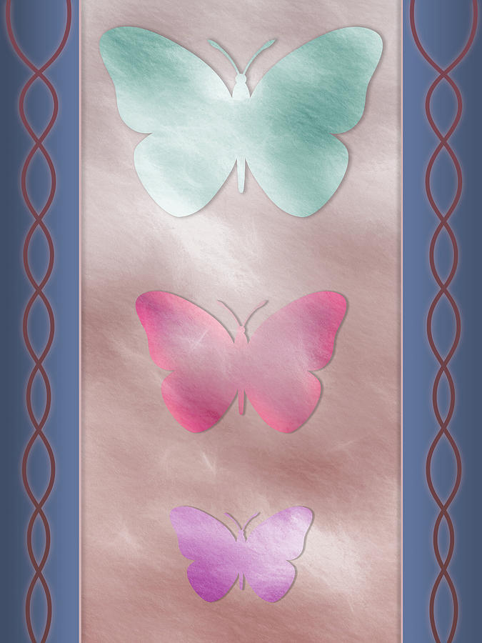 Three Tier Butterfly with Colors by Jason Fink Three Tier Butterfly with Colors by Jason Fink