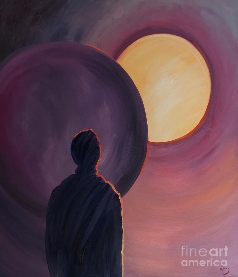 Through Fervent Prayer We Allow The Light Of Christ To Shine Into Our Lives Painting by Elizabeth Wang