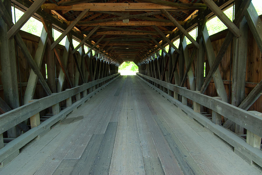 Through the Bridge Photograph by Paul Mangold