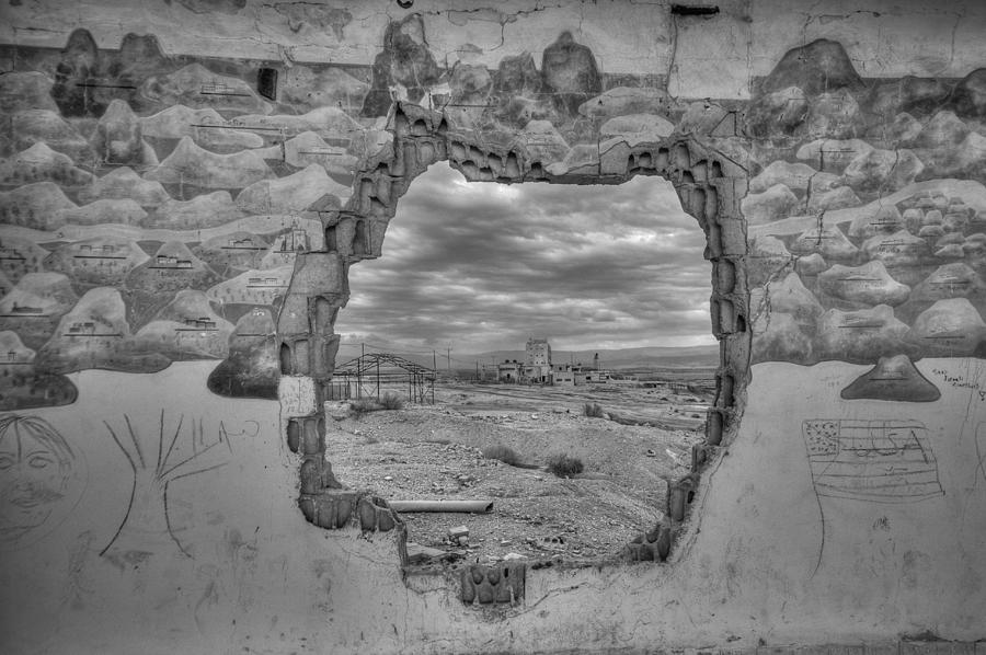 Wall Photograph - Through The Hole by Ronen Rosenblatt