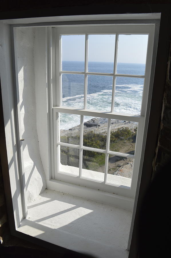 Through the Lighthouse Window Photograph by Jewels Hamrick