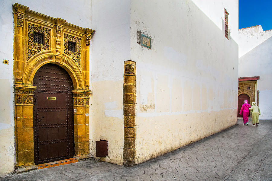Street Photograph - Through The Medina by Olivier Schram
