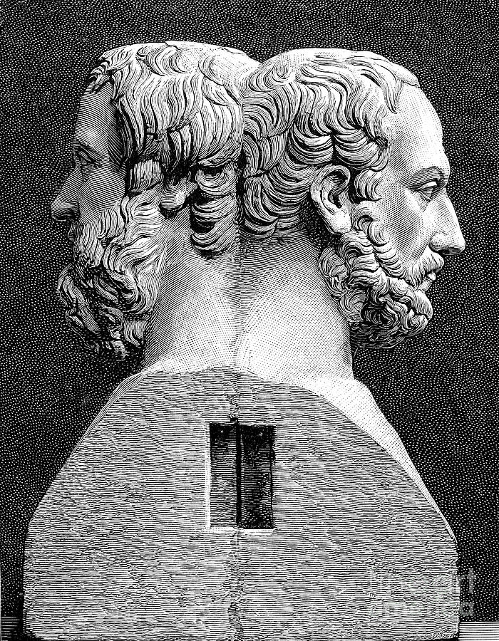 Thucydides And Herodotus Photograph by Collection Abecasis/science Photo Library
