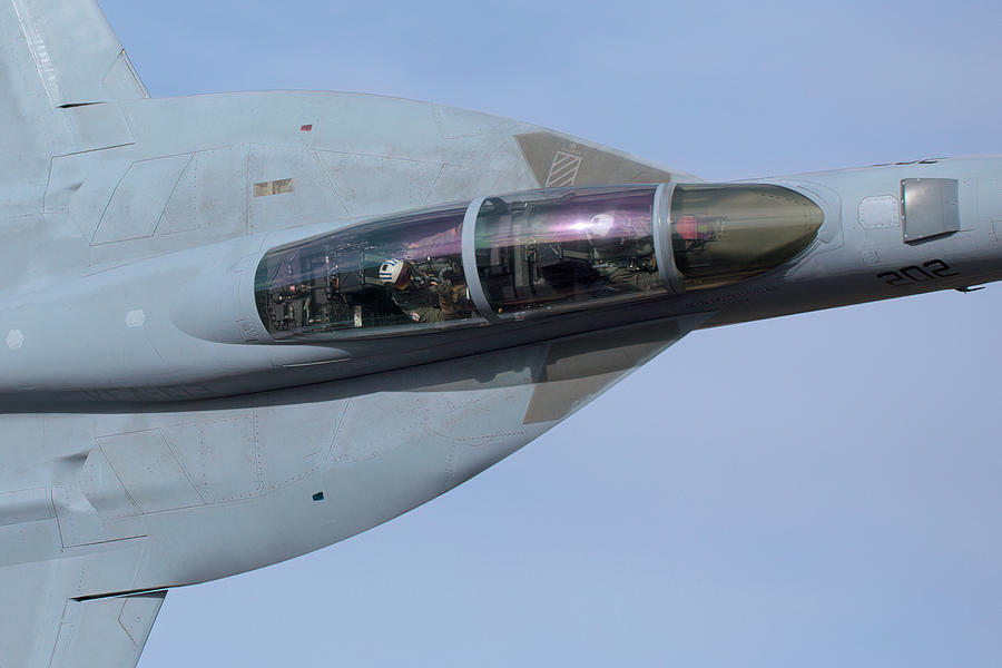 Thumbs Up during high speed flyby Photograph by James Anderson