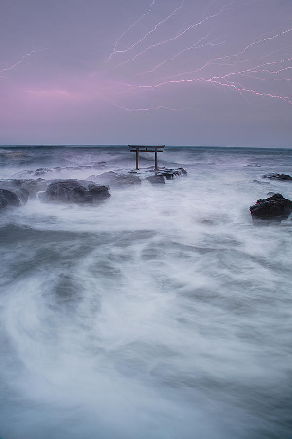 Thunder Photograph by Yoshitsugu Seki
