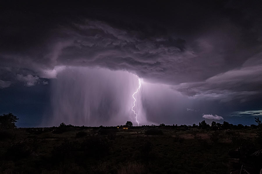 Thunderstorm #4 Photograph by Lou Novick