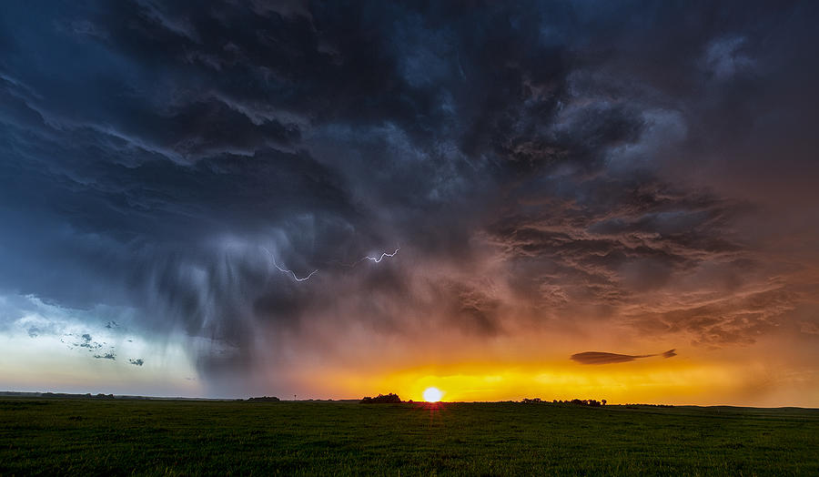 Nature Photograph - Thunderstorm by Phillip Chang