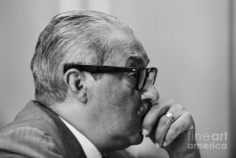 Thurgood Marshall During Supreme Court Photograph by Bettmann Thurgood Marshall During Supreme Court Photograph by Bettmann