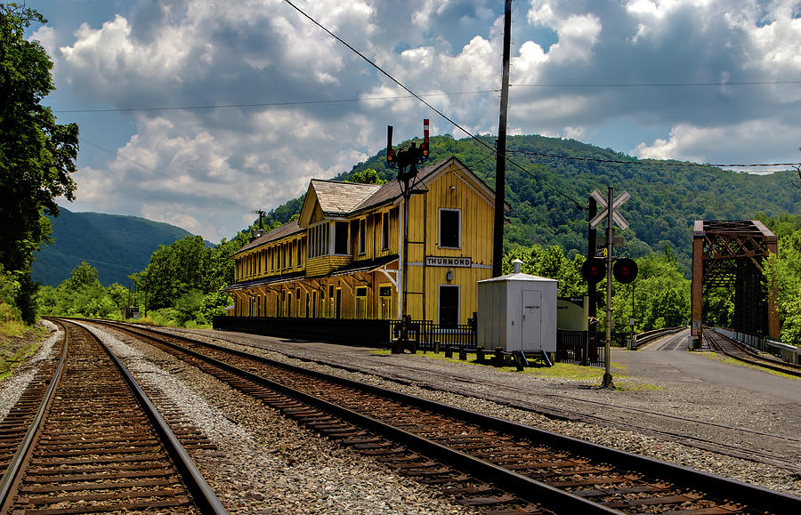 Thurmond Railroad Station Photograph by Norma Brandsberg