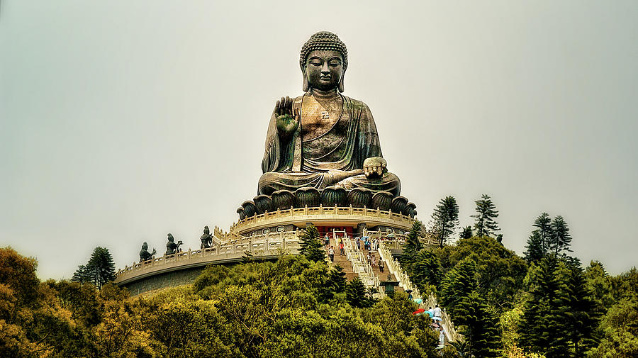 Tian Tan Buddha At Ngong Ping, Lantau Photograph by © Ho Soo Khim