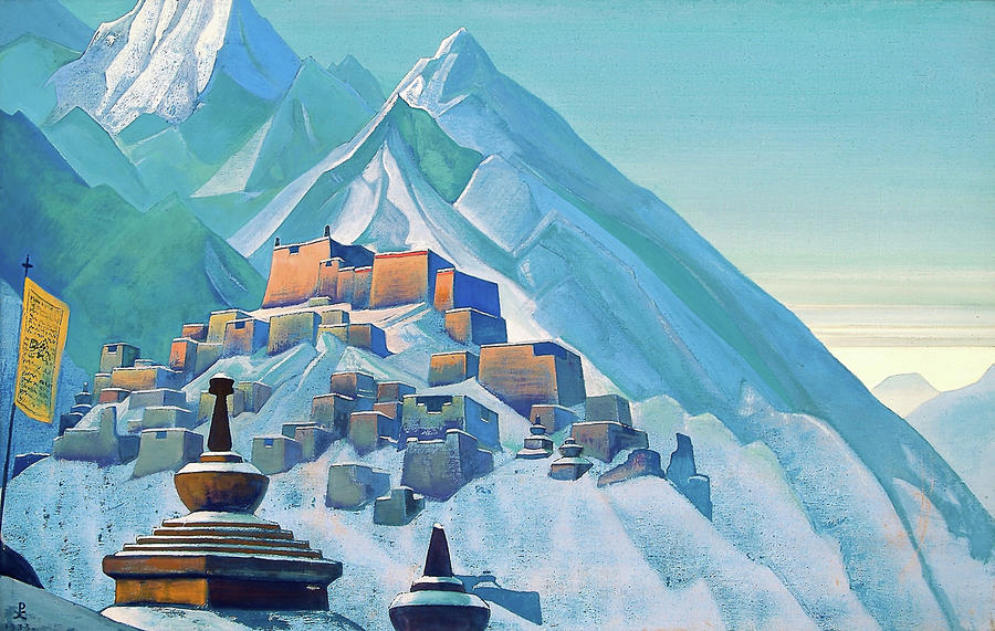 Nicholas Roerich Painting - Tibet Himalayas - Digital Remastered Edition by Nicholas Roerich