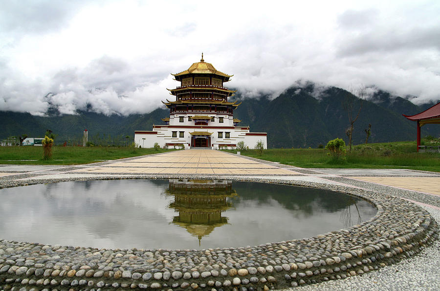 Tibetan Monastery Photograph by Melindachan