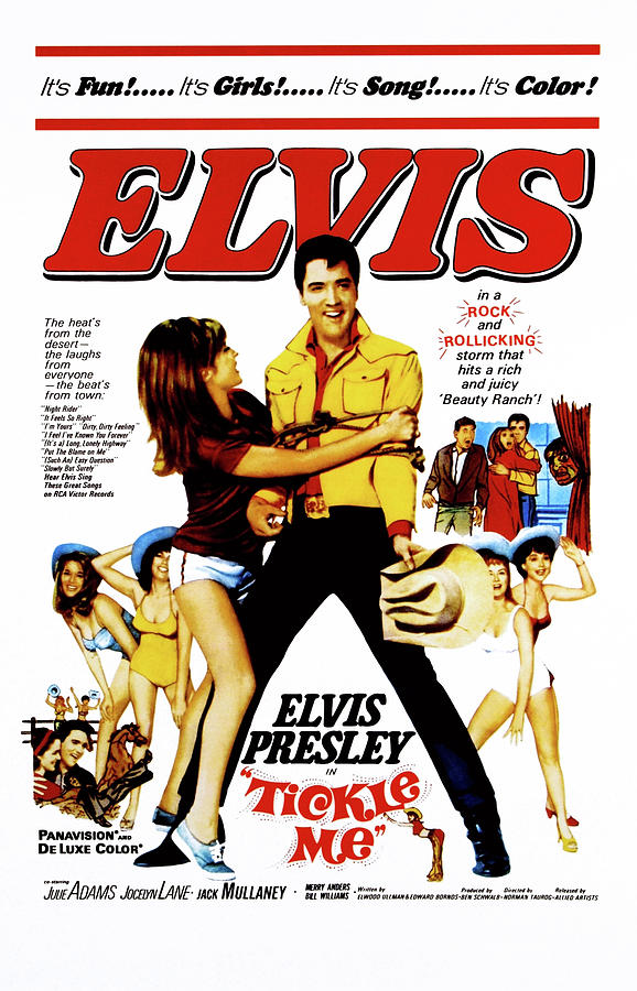 Elvis Presley Photograph - Tickle Me by Globe Photos