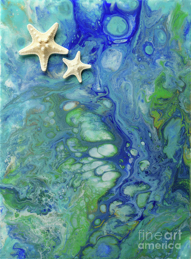 Beach Painting - Tidal Pool by Waves of Joy LLC Beach Painting - Tidal Pool by Waves of Joy LLC