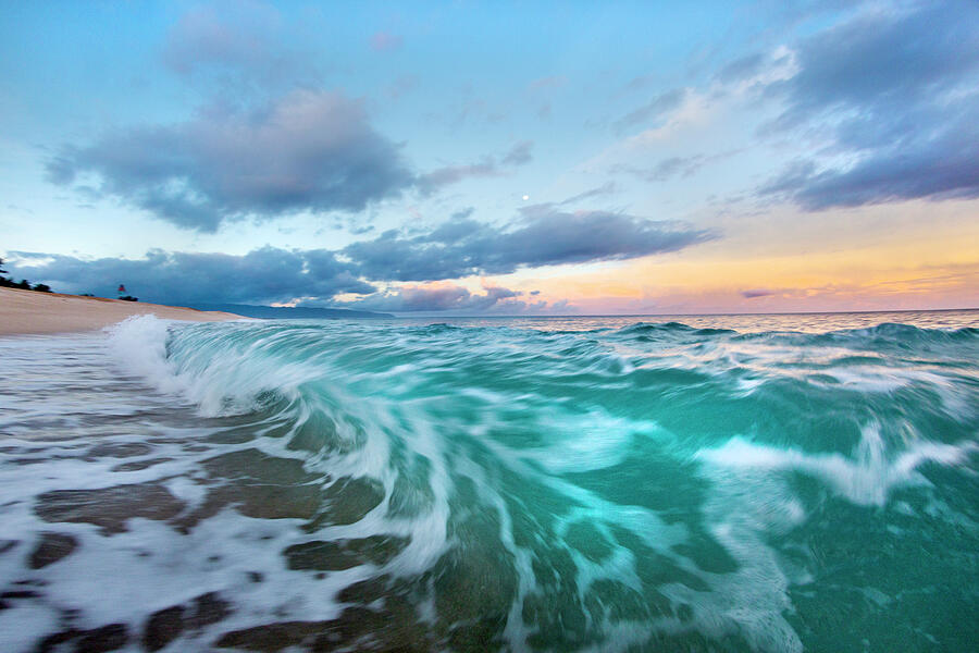 Tie-dyed Tide Photograph by Sean Davey