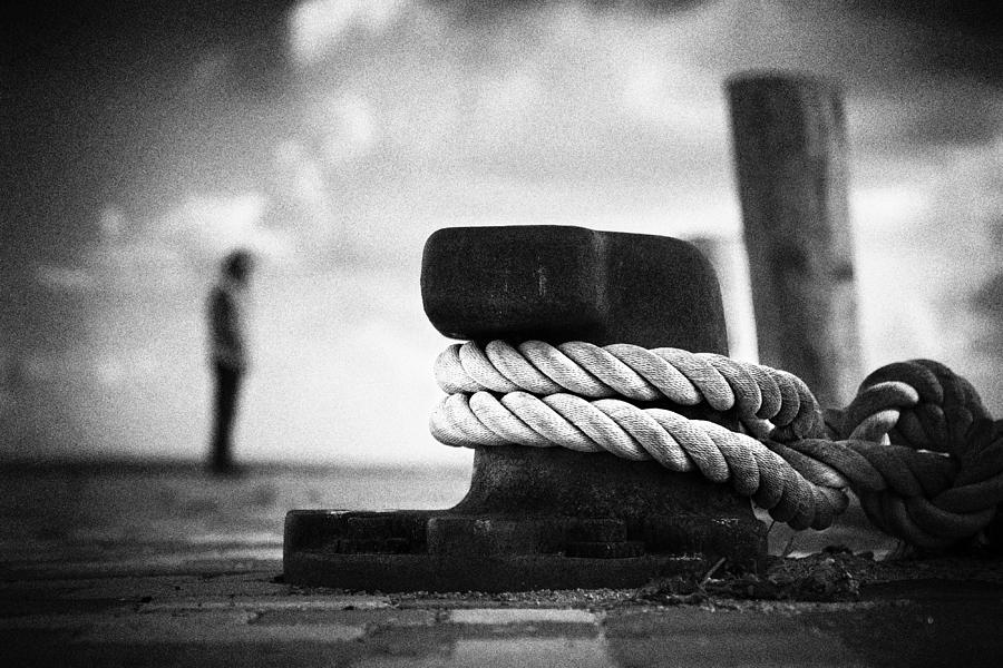 Rope Photograph - Tied by Ina Tnzer