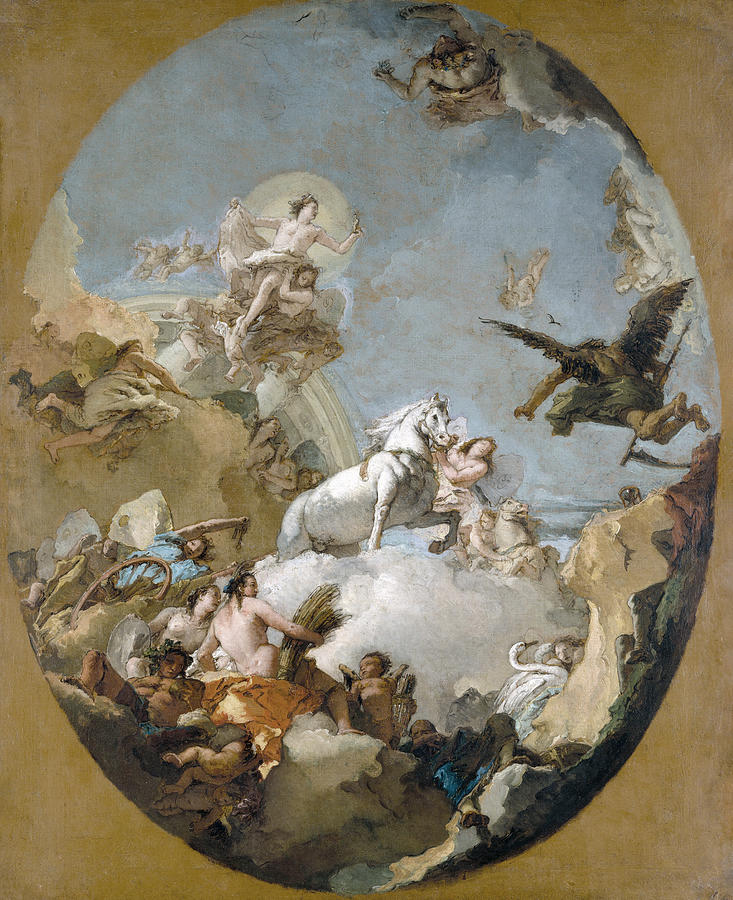 The Chariot of Aurora, C1765 Painting by Giovanni Battista Tiepolo
