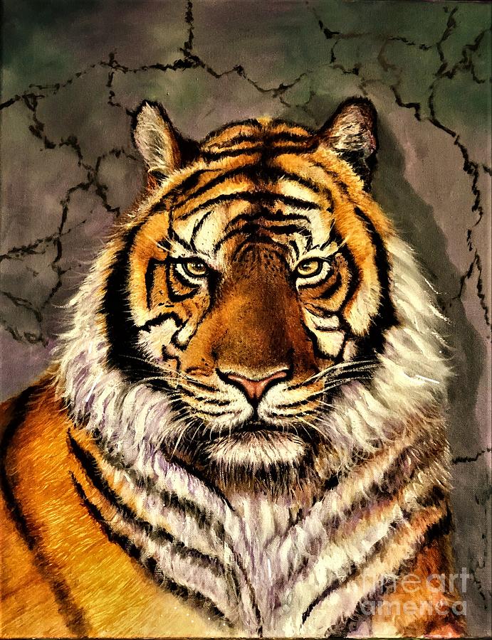 Tiger Painting by Leland Castro