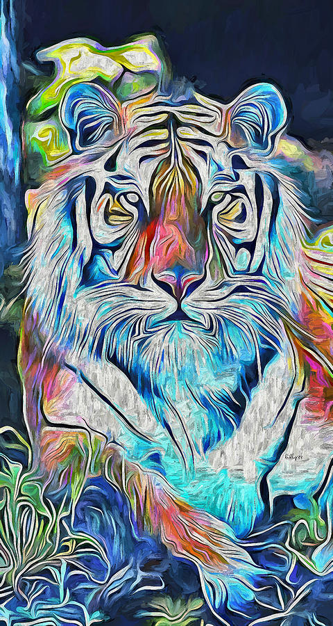 Tiger Portrait 2 Painting