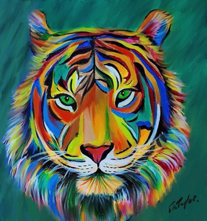 Tiger Painting by Ralph Taylor