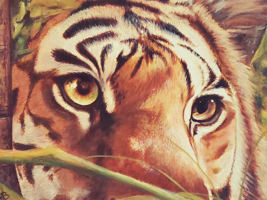 Tiger Painting by Sabina Bonifazi