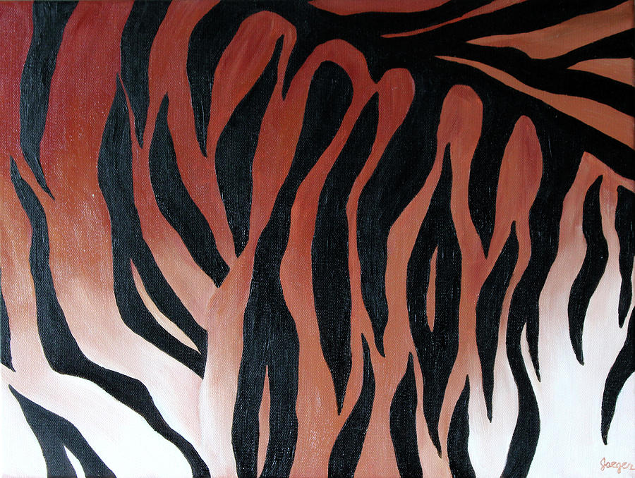 Tiger Stripes Painting by Tamara Jaeger - Fine Art America