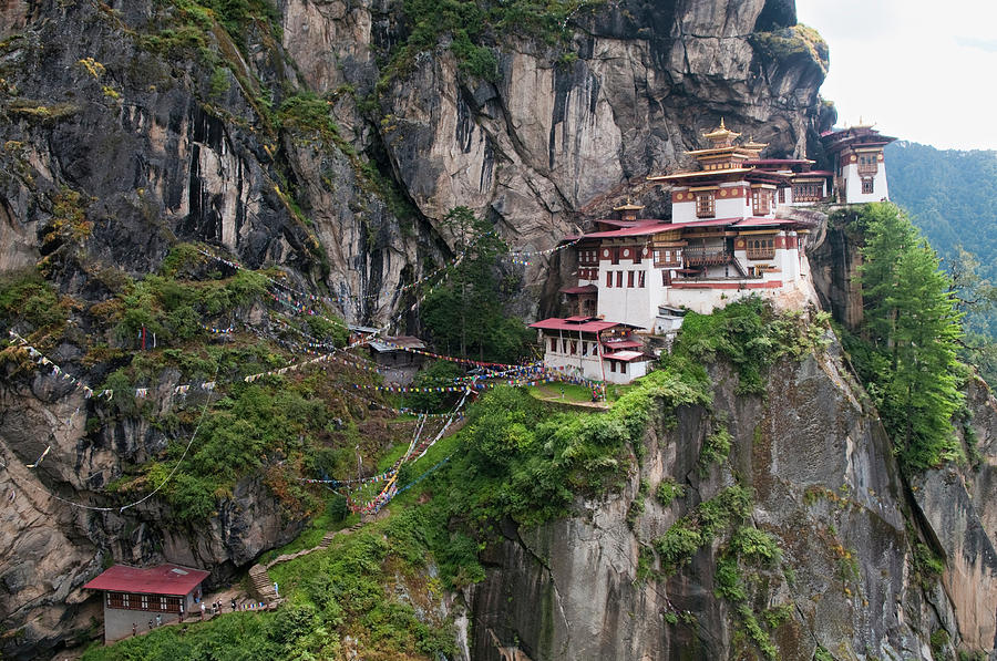 Tigers Nest Monastery In Bhutan Photograph by Leezsnow
