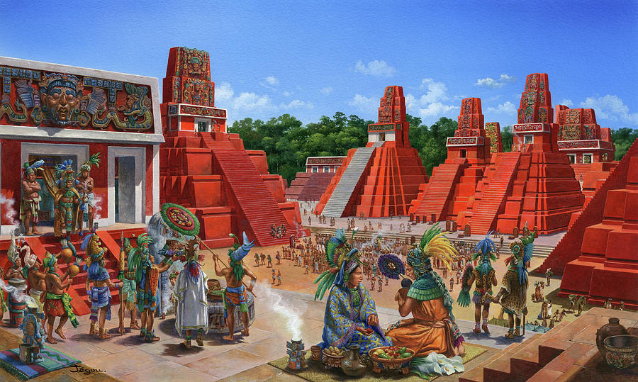 Tikal At Apogee, Illustration Photograph by Christian Jegou - Fine Art ...