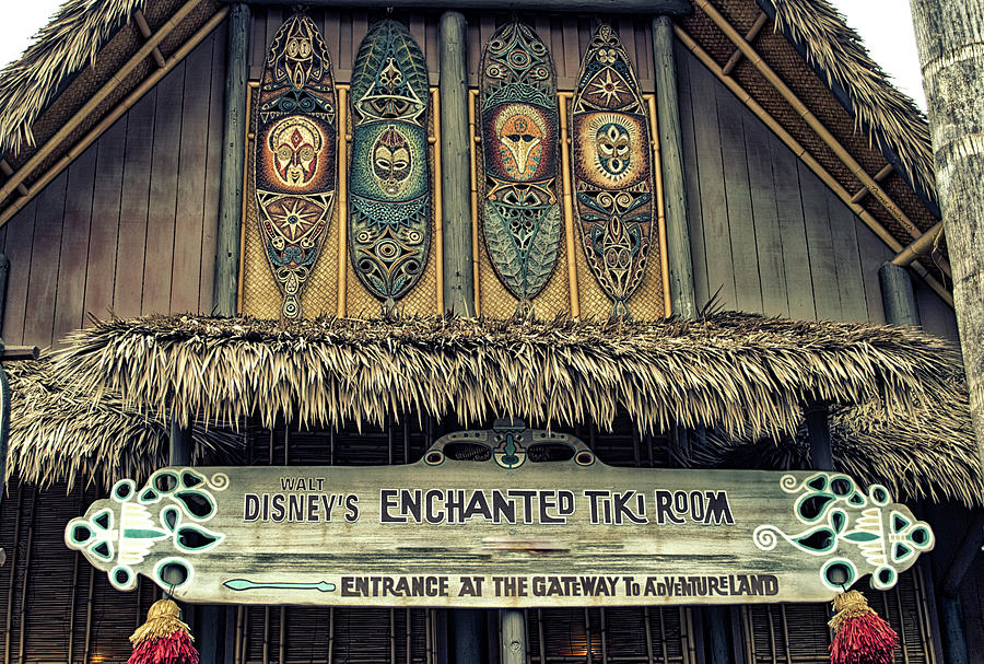 TiKi Room Adventureland Disneyland Photograph by Thomas Woolworth