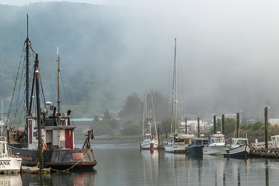 Tillamook Bay In The Fog Photograph by Bill Gallagher