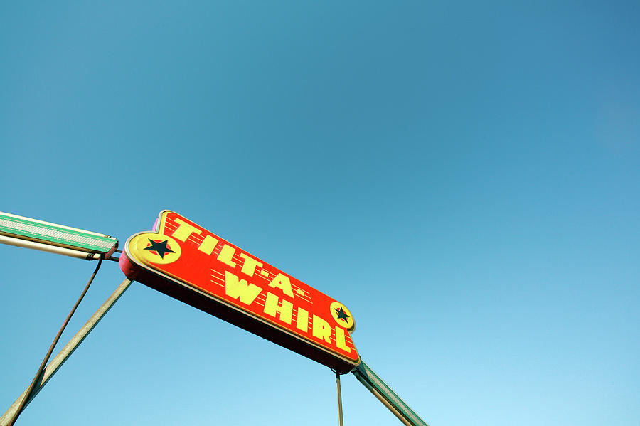 Tilt-A-Whirl Sign Photograph by Todd Klassy
