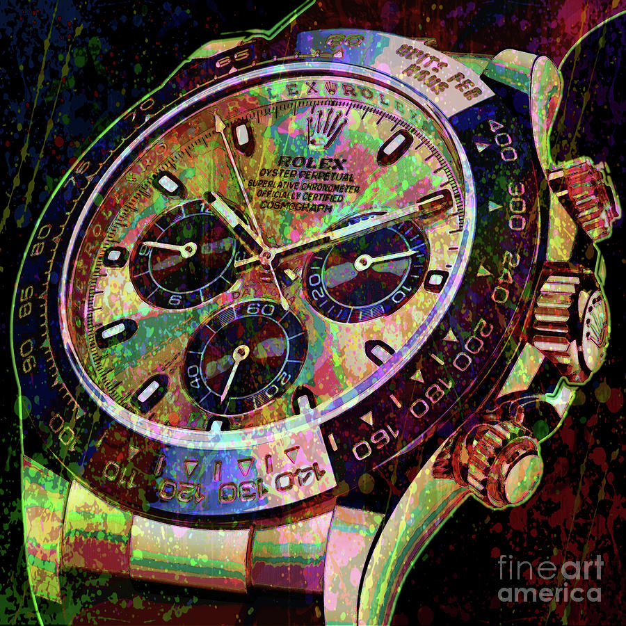 Time After Time Digital Art by Maria Arango