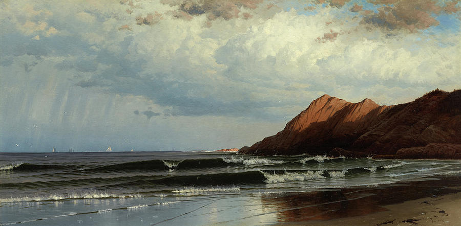 Alfred Thompson Bricher Painting - Time and Tide by Alfred Thompson Bricher