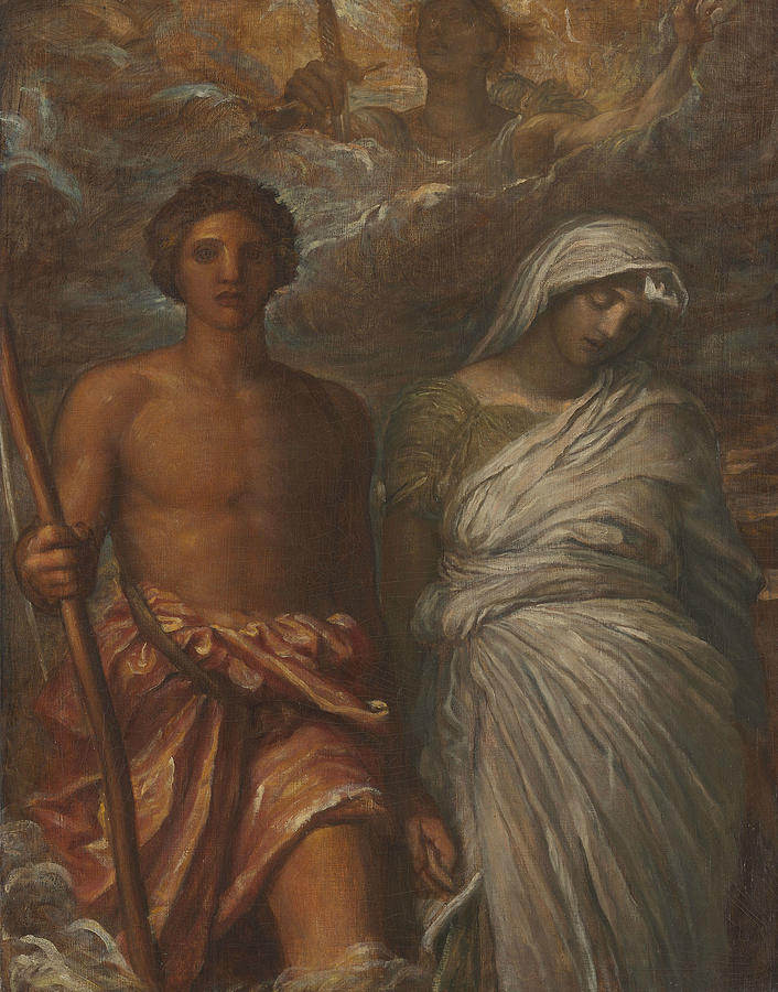 Time, Death and Judgment Painting by George Frederick Watts