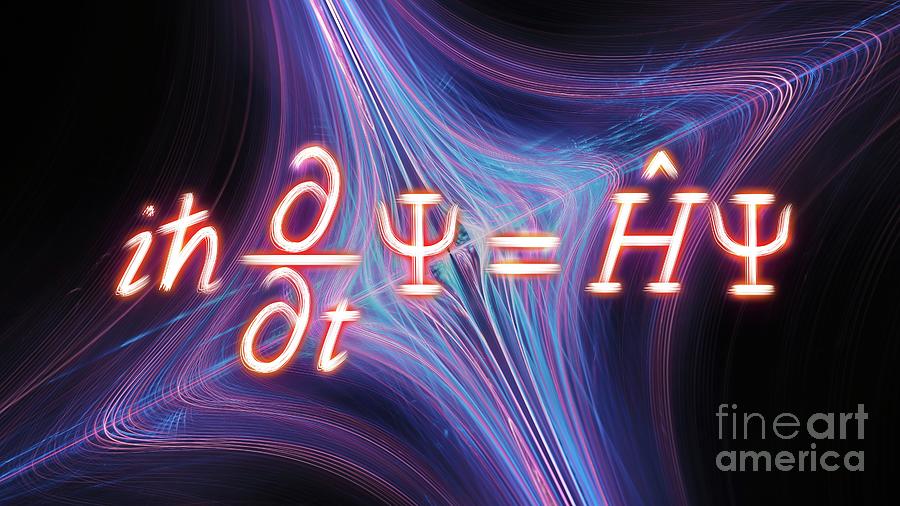 Time-dependent Schrodinger Equation Photograph by Sakkmesterke/science Photo Library