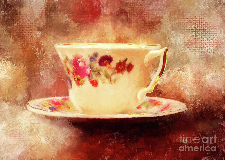 Tea Cup Digital Art - Time For Tea by Lois Bryan