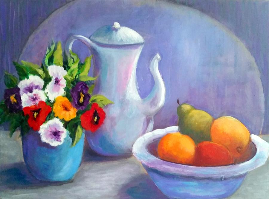 Time for Tea Painting by Rosie Sherman