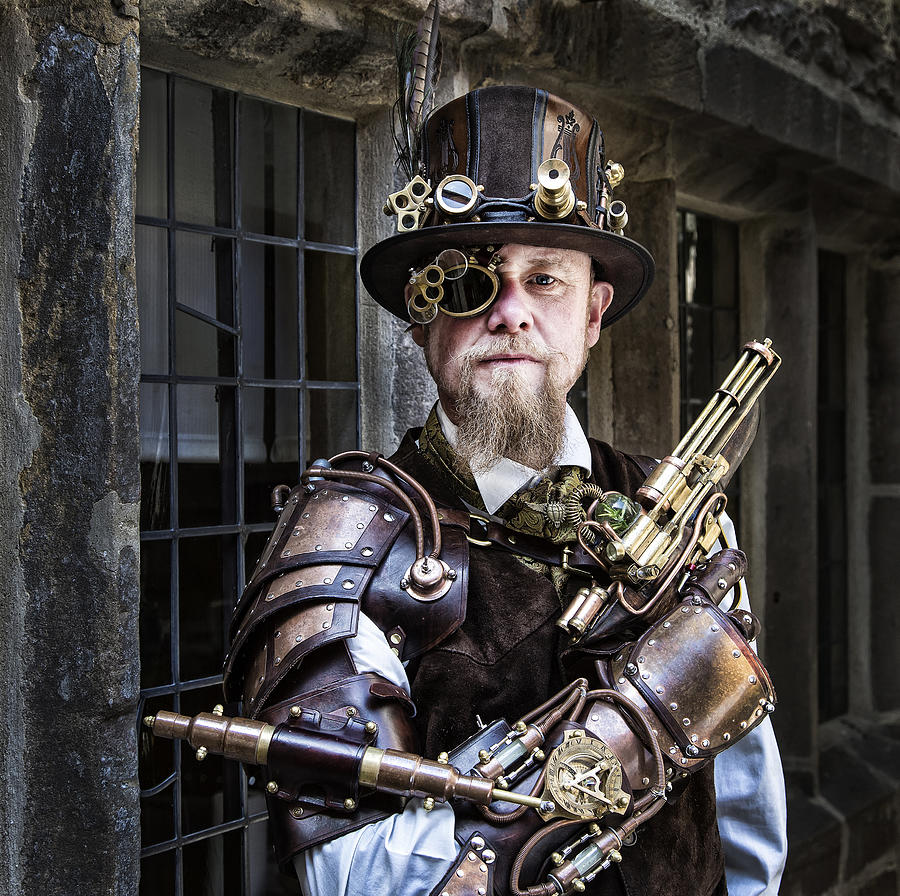 Time Gate Defender - Steampunk Wars 1911 Photograph by Daniel Springgay ...