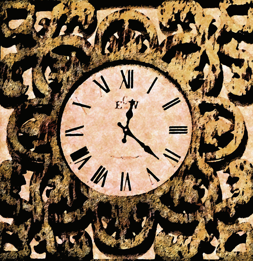 Tid fodbold Den aktuelle Time Keeps On Ticking Ticking Ticking Digital Art by William Tasker - Fine  Art America
