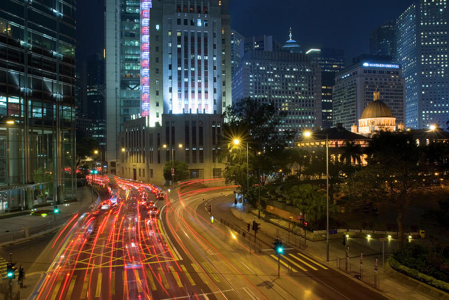 Time Lapse View Of Urban Traffic Photograph by Cultura Exclusive/ben Pipe Photography