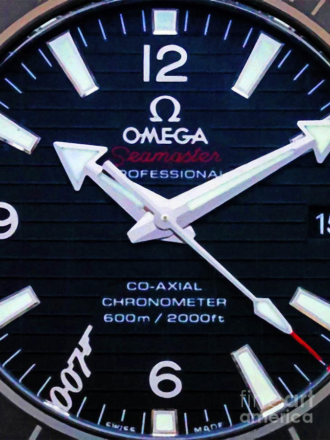 Time Piece Omega Seamaster Professional James Bond 007 20191012 Vertical  Photograph by Wingsdomain Art and Photography