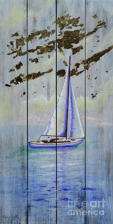 Time To Sail Painting by Mary Scott