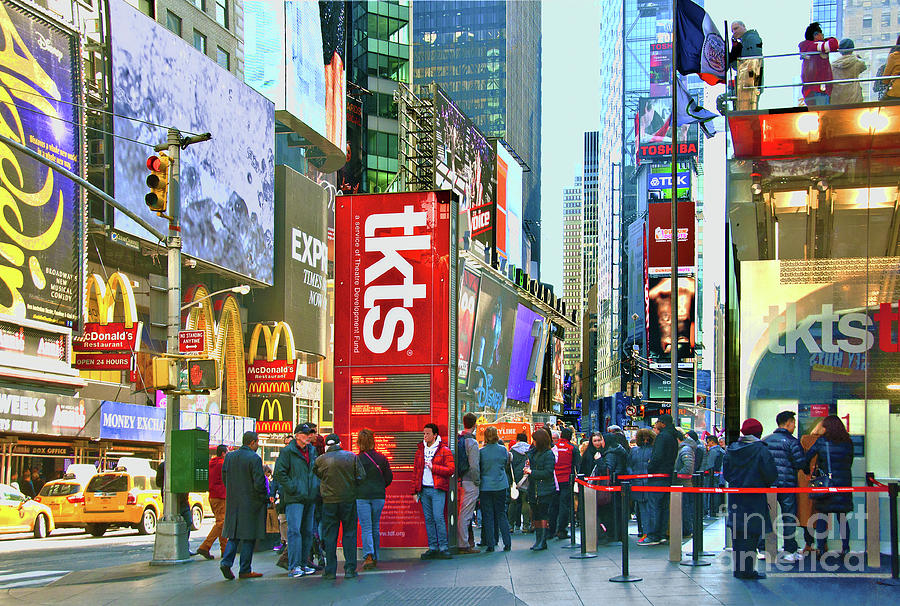 Times Square Afternoon Photograph by Regina Geoghan