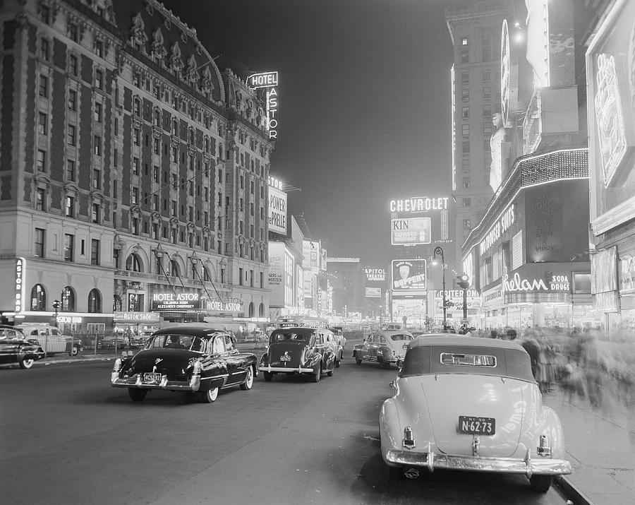 Times Square At Night Photograph by H. Armstrong Roberts