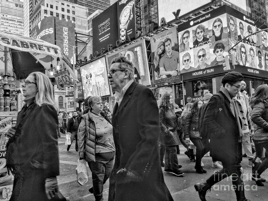 Times Square Photograph - Times Square by Miriam Danar