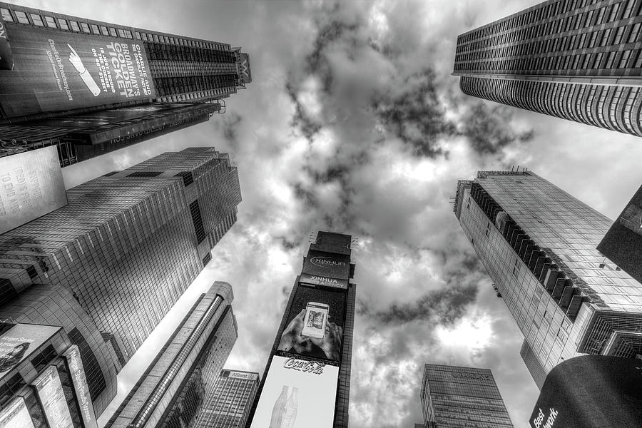 Times Square New York Architecture Photograph by David Pyatt