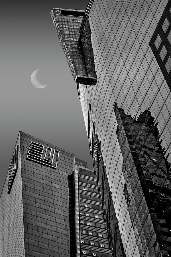 Times Square New York City NY BW Photograph by Susan Candelario