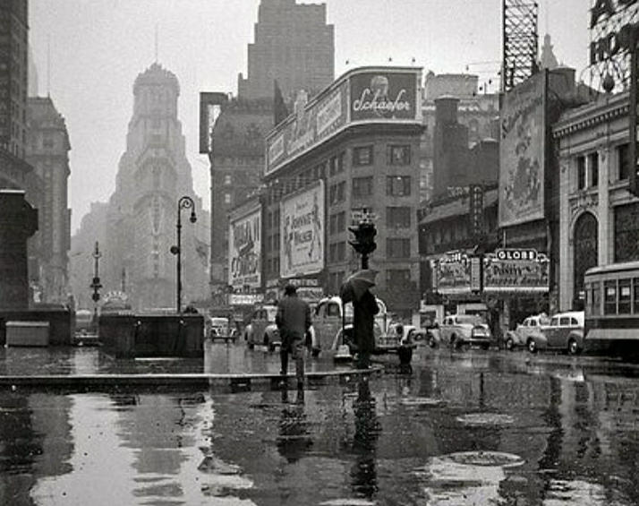 Times Square Rain New York City Photograph by James Turner - Fine Art ...