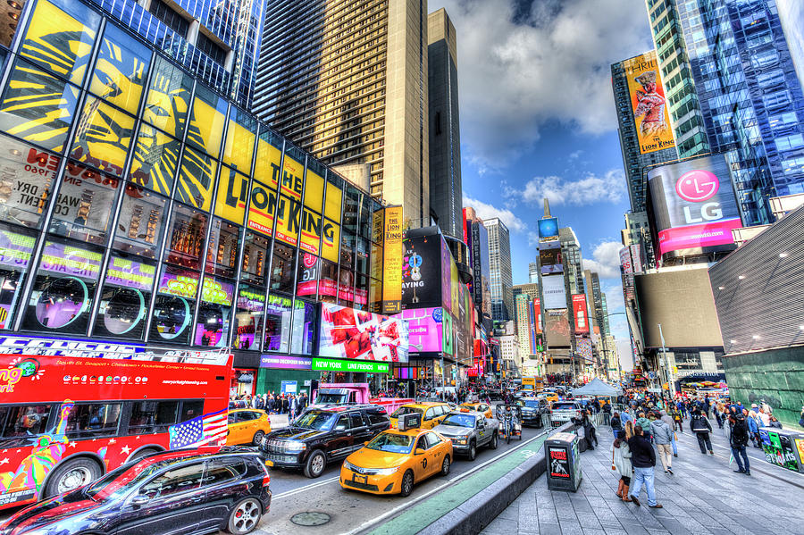 Times Square View Photograph by David Pyatt - Fine Art America