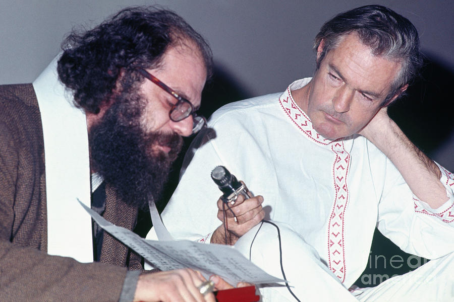 Timothy Leary And Allen Ginsberg Photograph by Bettmann